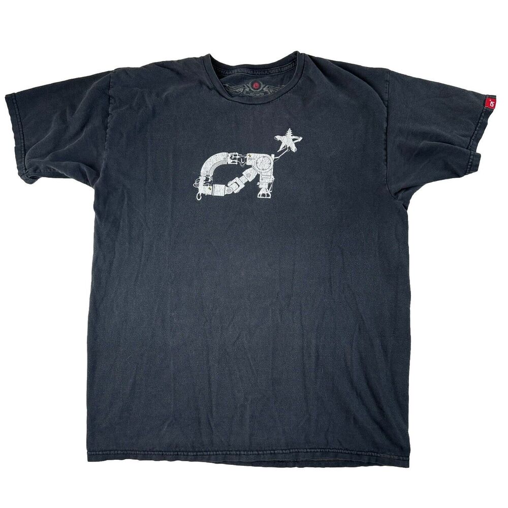 Men’s Large Graphic Tee Black